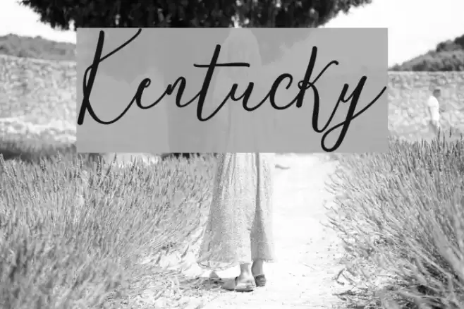 Kentucky Font examples