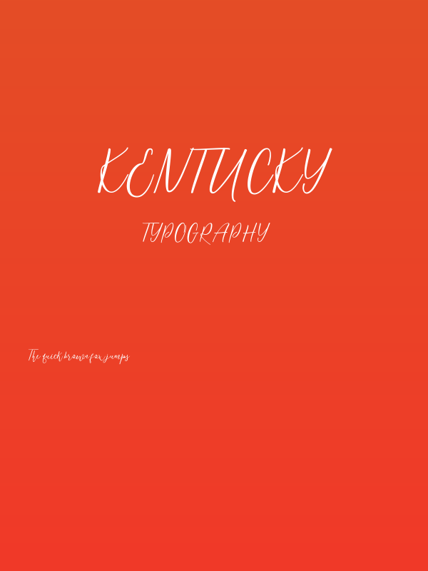 Kentucky Poster