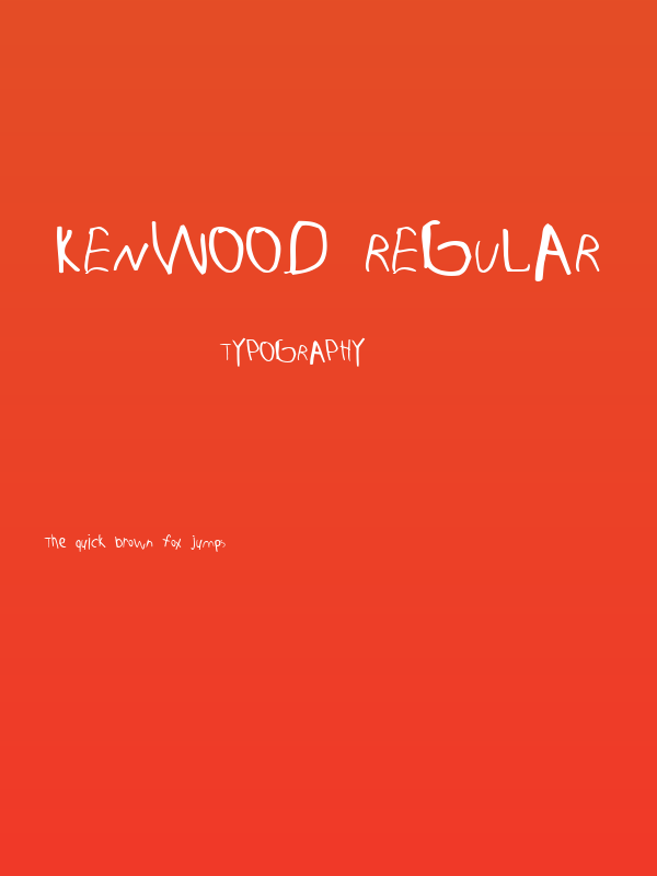 Kenwood Regular Poster