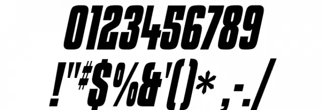 Kenyan Coffee Bold Italic Font OTHER CHARS