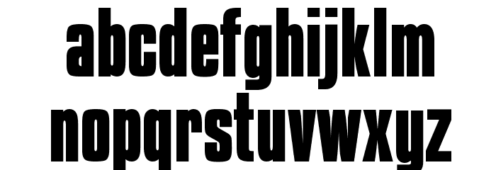 Kenyan Coffee Bold Font LOWERCASE