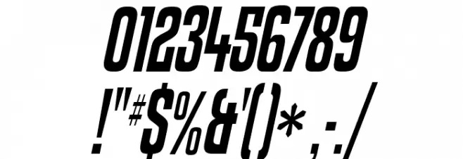 Kenyan Coffee Italic Font OTHER CHARS