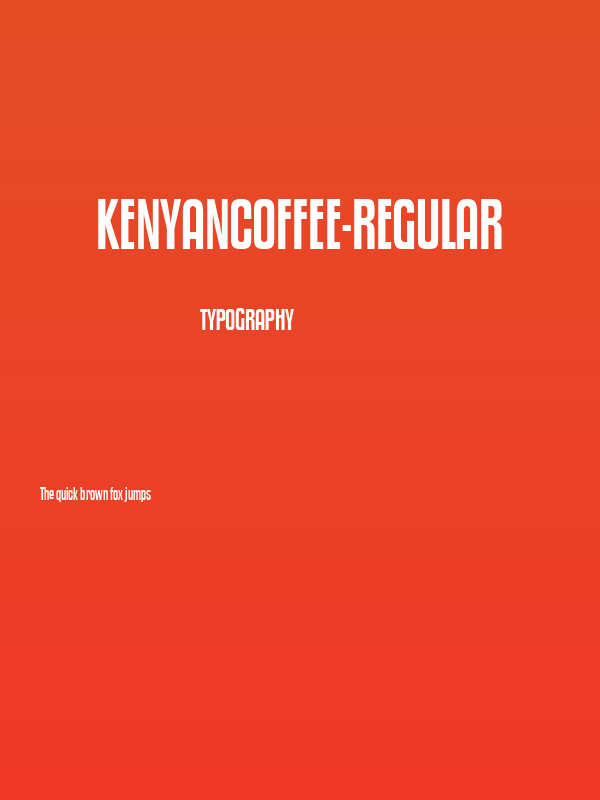 KenyanCoffee-Regular Poster