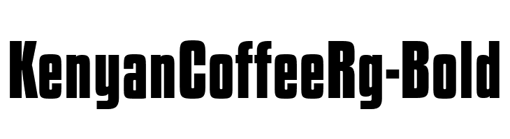 KenyanCoffeeRg-Bold  Frei Schriftart Herunterladen
