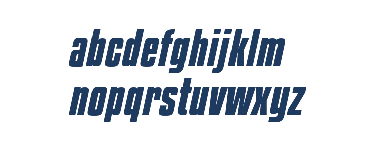 KenyanCoffeeRg-BoldItalic Lowercase