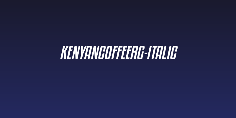 KenyanCoffeeRg-Italic Social Header