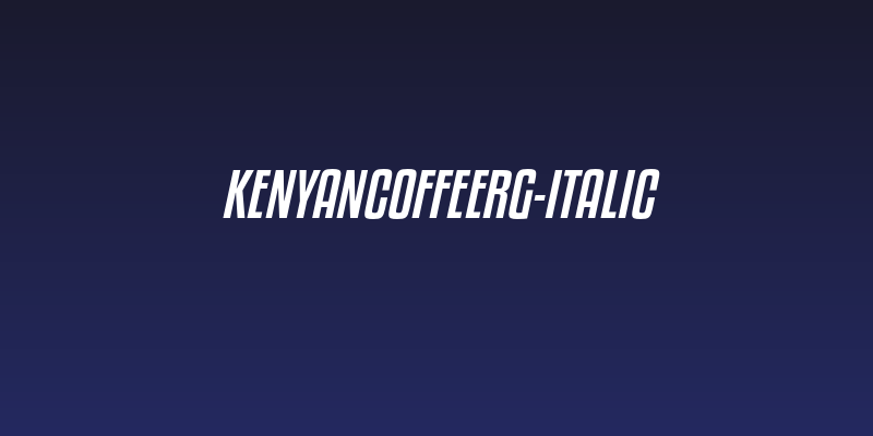 KenyanCoffeeRg-Italic Social Header