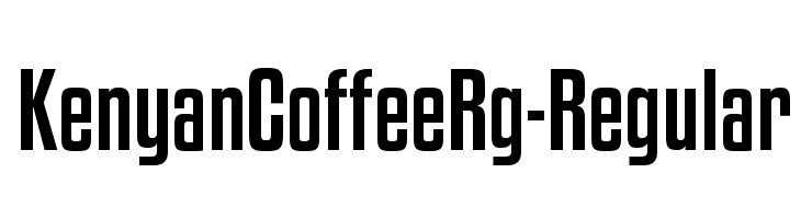 KenyanCoffeeRg-Regular Font