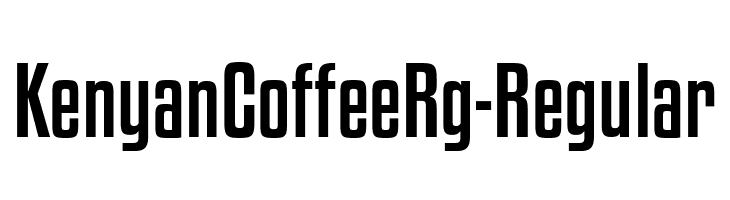 KenyanCoffeeRg-Regular  Fuentes Gratis Descargar