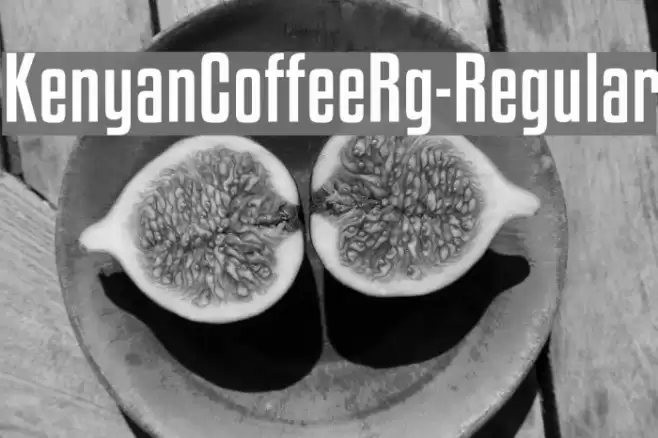 KenyanCoffeeRg-Regular Font examples