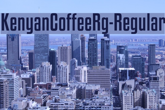 KenyanCoffeeRg-Regular Font examples