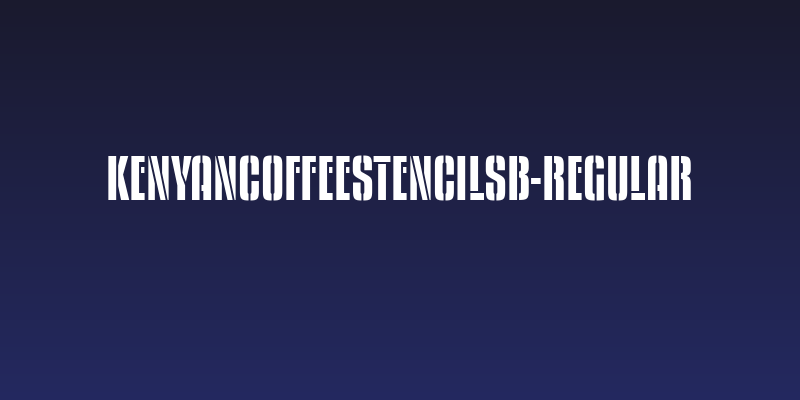 KenyanCoffeeStencilSb-Regular Social Header