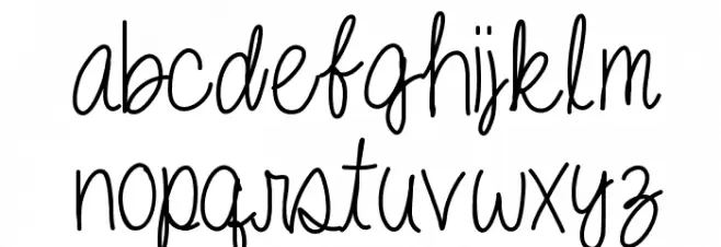 Kenzie फ़ॉन्ट लोअरकेस