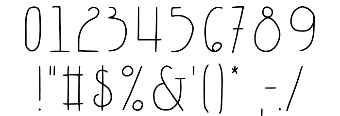Kenzira Font OTHER CHARS