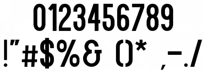 Kenzo Font OTHER CHARS