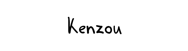 Kenzou Font