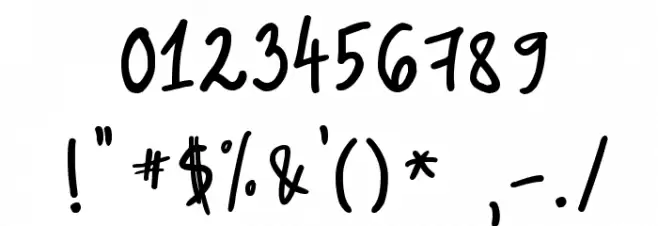 Kenzou Font OTHER CHARS