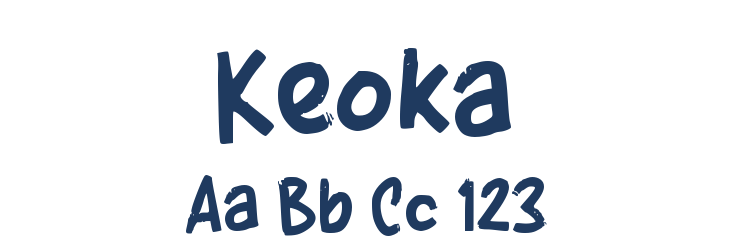 Keoka Font Preview