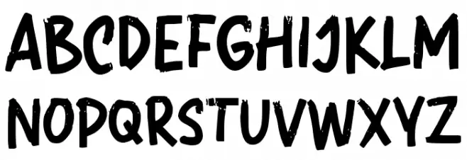 Keoka Font UPPERCASE