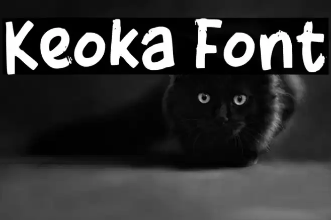 Keoka Font examples