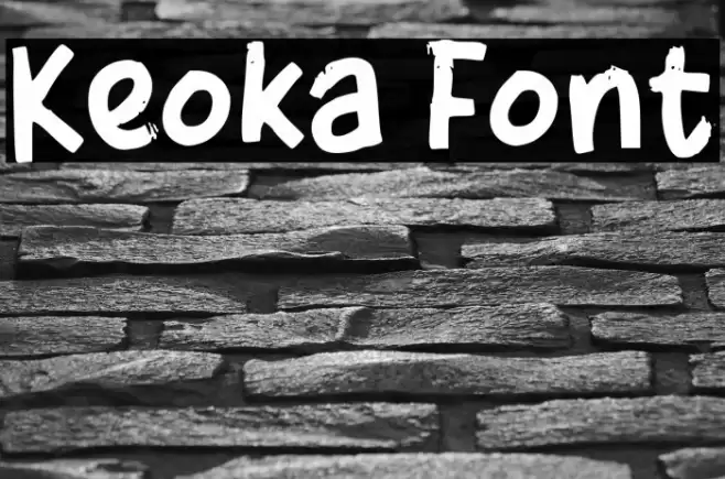 Keoka Font examples