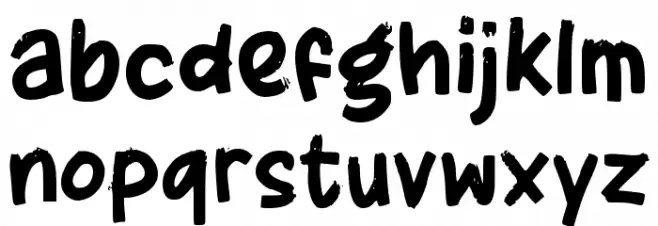 Keoka Font LOWERCASE