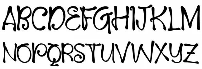 Keong Regular Schriftart Groß