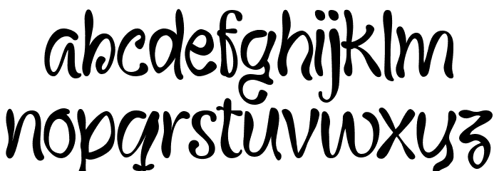 Keong Regular Font LOWERCASE
