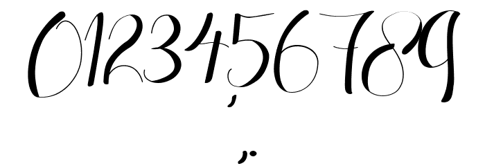 Keorta Script Regular Font OTHER CHARS