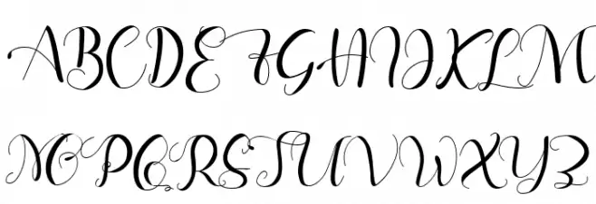 Keorta Script Regular Schriftart Groß