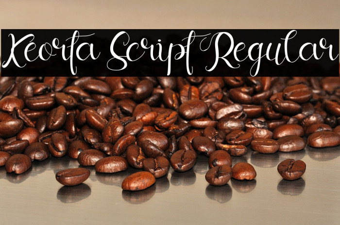 Keorta Script Regular Example 1