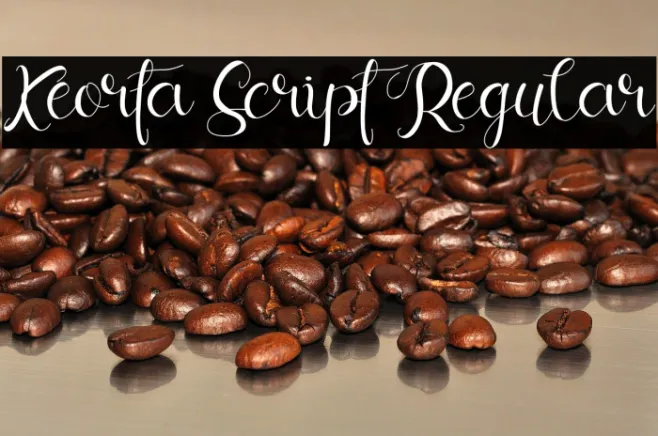Keorta Script Regular Example 1