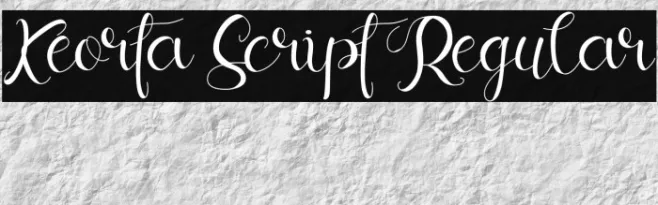 Keorta Script Regular Example 3