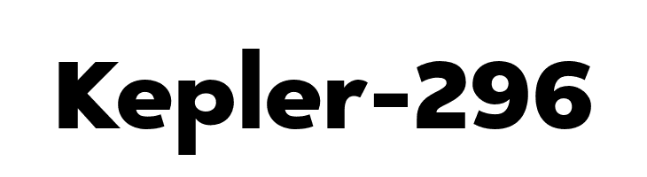Kepler-296  font caratteri gratis