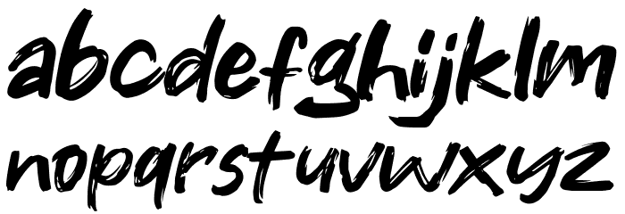 Kepolu Font LOWERCASE