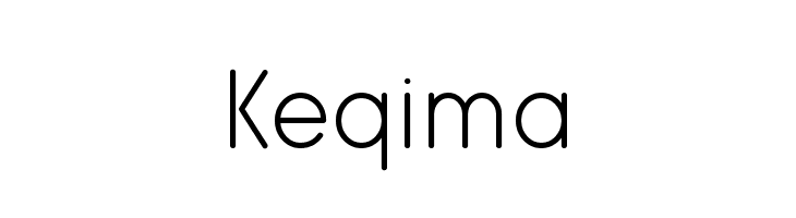 Keqima  免费字体下载