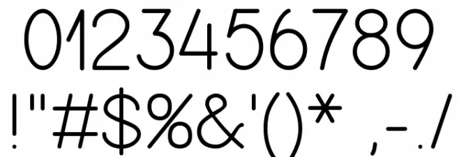 Keqima Font OTHER CHARS