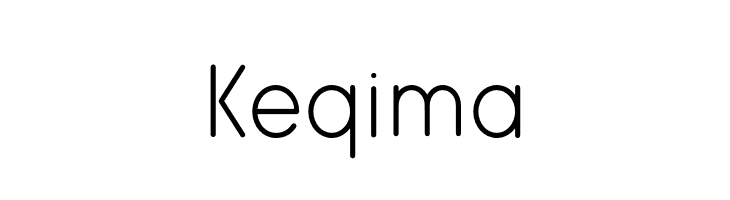 Keqima  免费字体下载