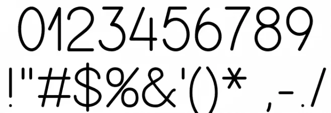 Keqima Font OTHER CHARS