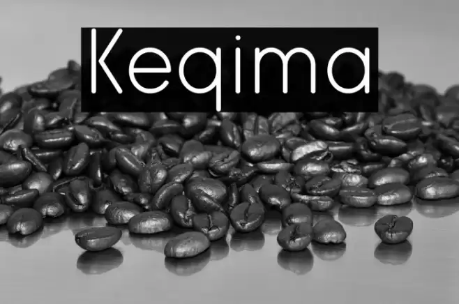 Keqima Font examples