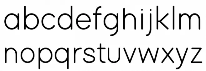 Keqima Caratteri MINUSCOLO