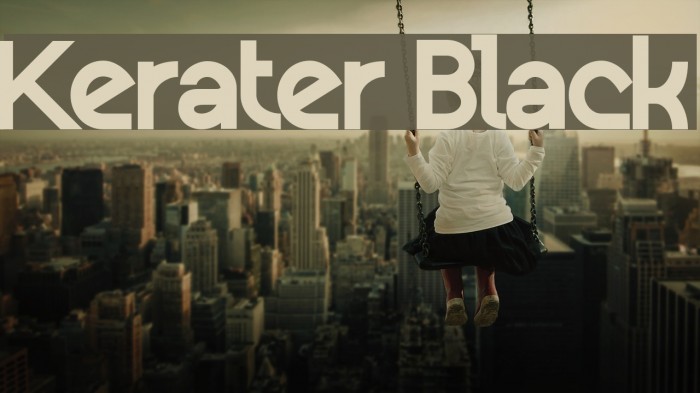 Kerater Black Font examples