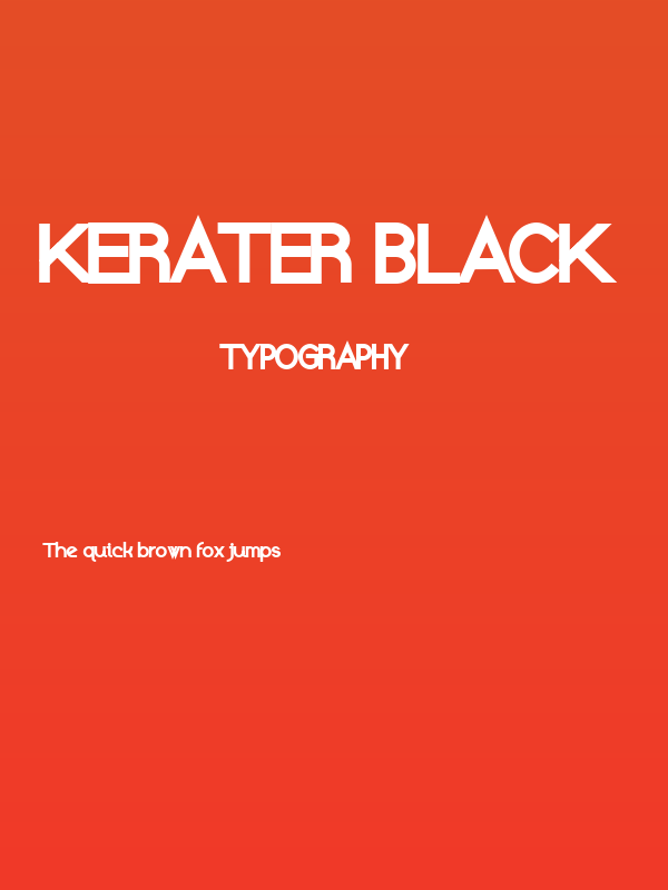 Kerater Black Poster