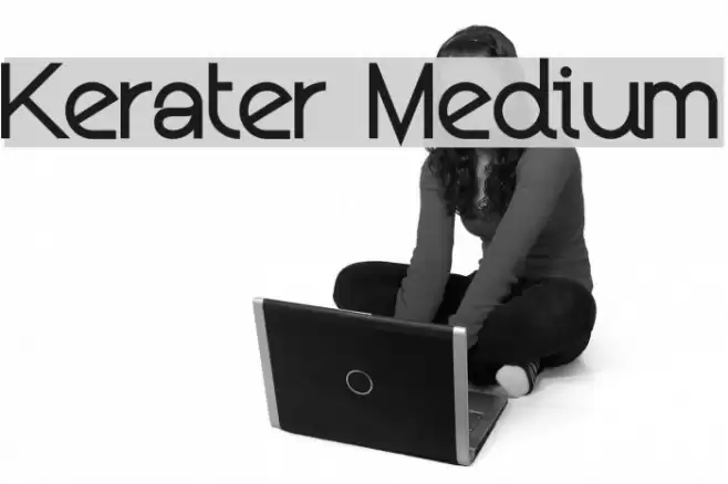 Kerater Medium Font examples