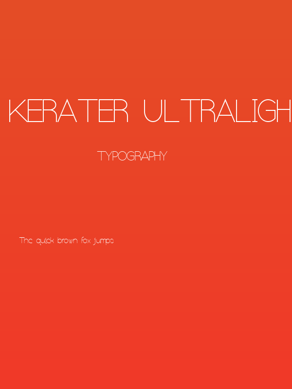 Kerater UltraLight Poster