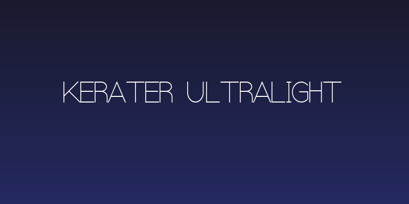 Kerater UltraLight Social Header