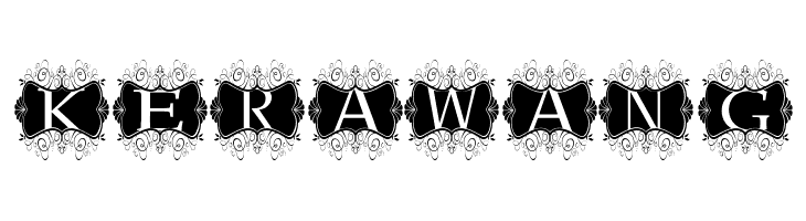 Kerawang  Frei Schriftart Herunterladen