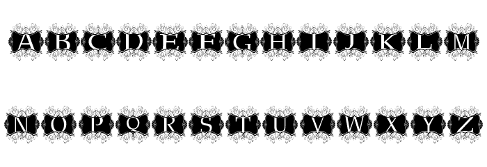 Kerawang Font LOWERCASE