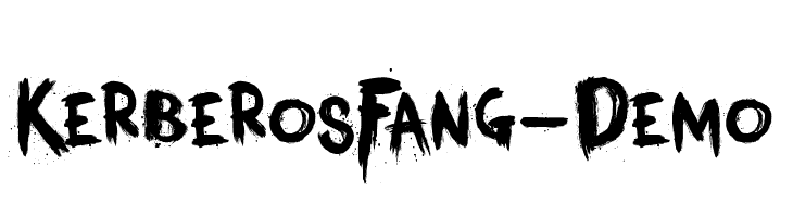 KerberosFang-Demo Шрифта