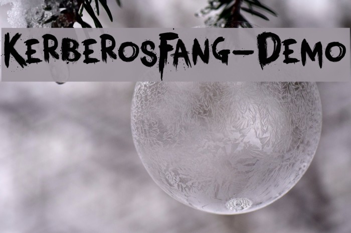 KerberosFang-Demo Шрифта examples